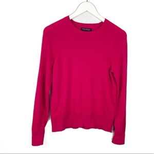 Banana Republic Hot Pink Merino Blend sweater Size S